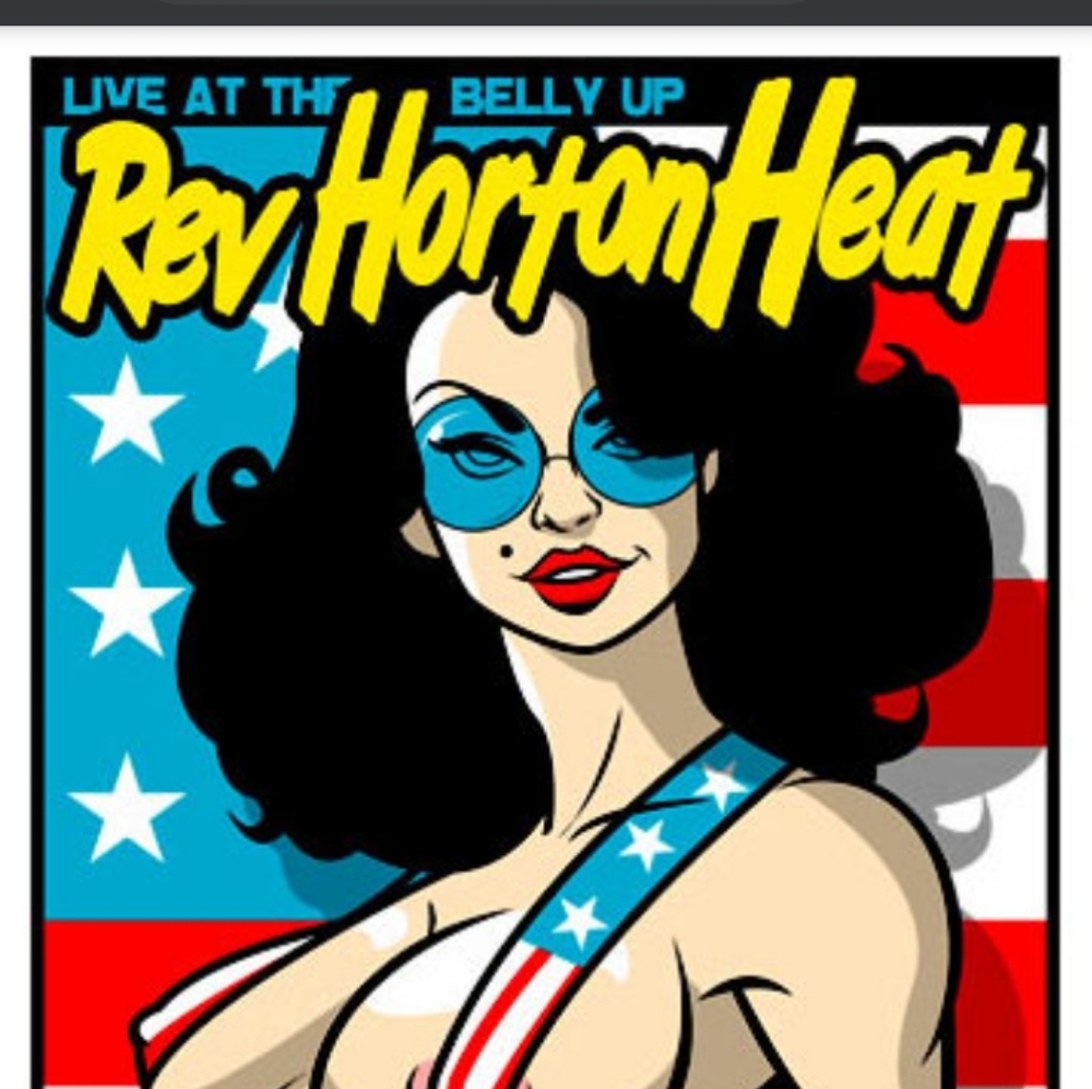 Reverend Horton Heat Gig Poster T-Shirt - Picture 3 of 7
